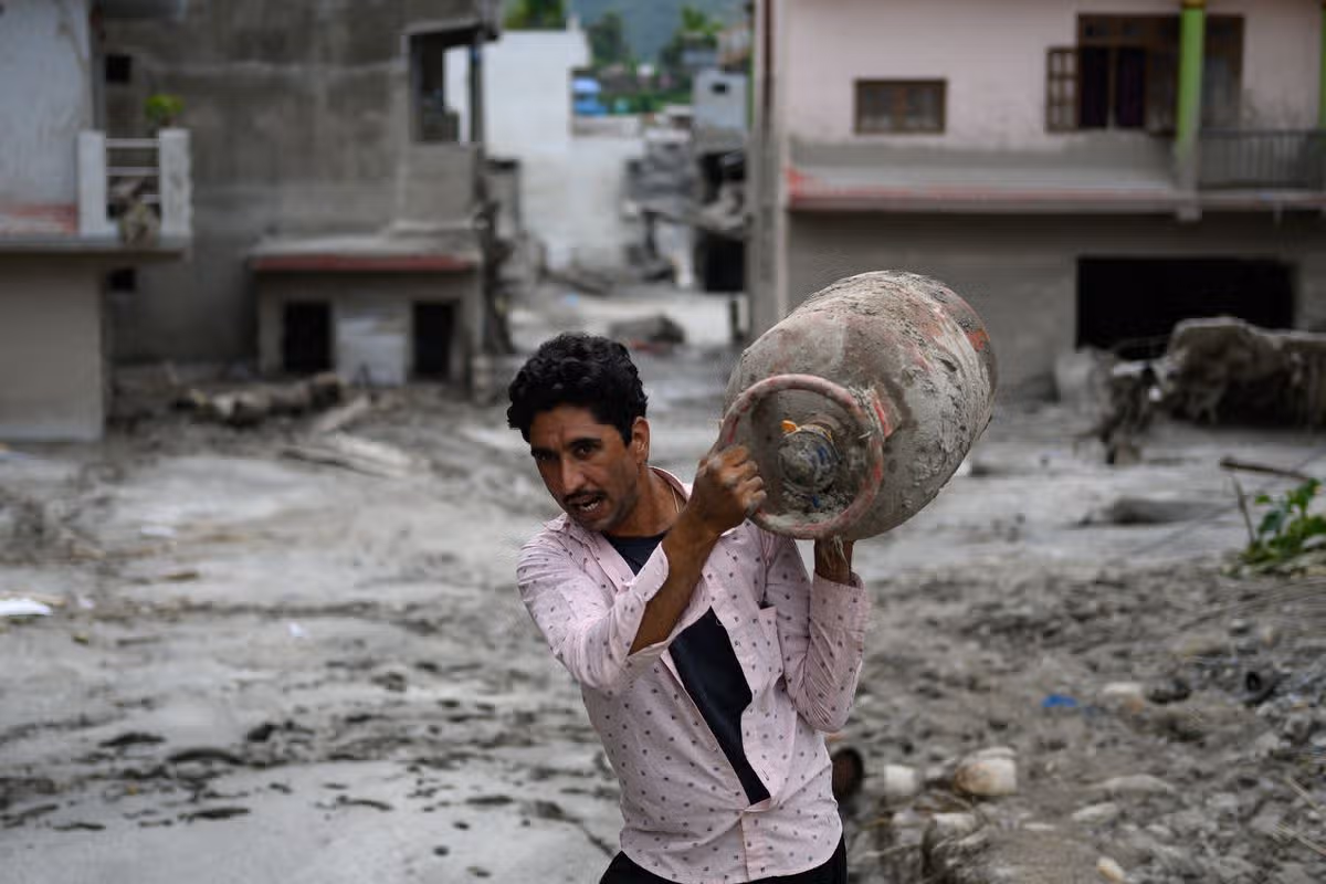 Flood conditions in Nepal
